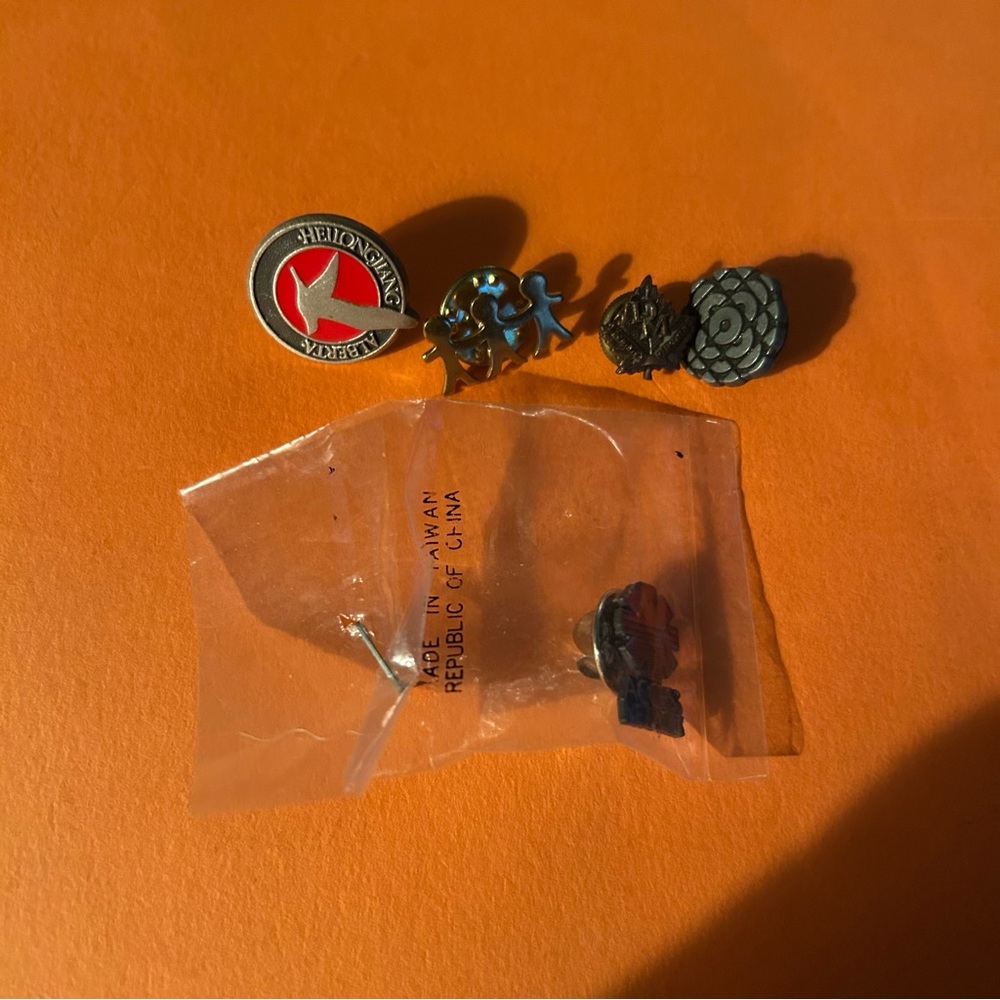 Collectable Pin Bundle of 5 qty unique & interesting pins